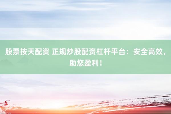股票按天配资 正规炒股配资杠杆平台：安全高效，助您盈利！