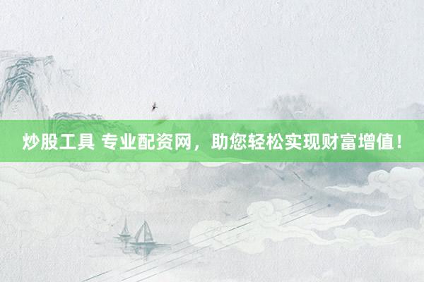 炒股工具 专业配资网，助您轻松实现财富增值！