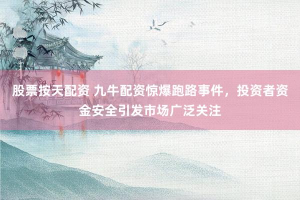 股票按天配资 九牛配资惊爆跑路事件，投资者资金安全引发市场广泛关注