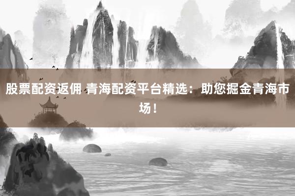 股票配资返佣 青海配资平台精选：助您掘金青海市场！
